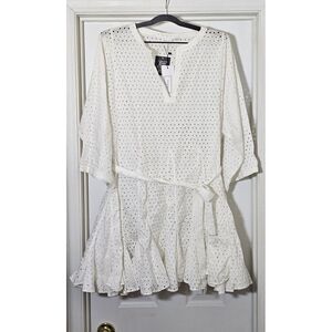 Rhode Ryan Dress Women's Size Large White Eyelet Lace